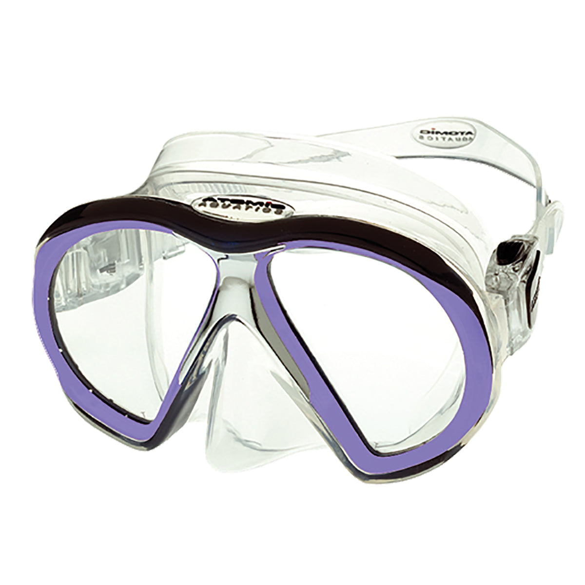 clear and blue mask